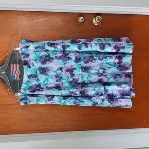 Dress barn blue/purple skirt